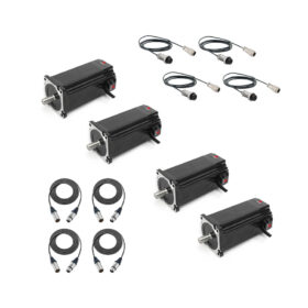 ELECTROS - KIT - 12nm HYBRID SERVO CLOSED LOOP STEPPER MOTORS + DIGITAL DRIVERS + CABLES