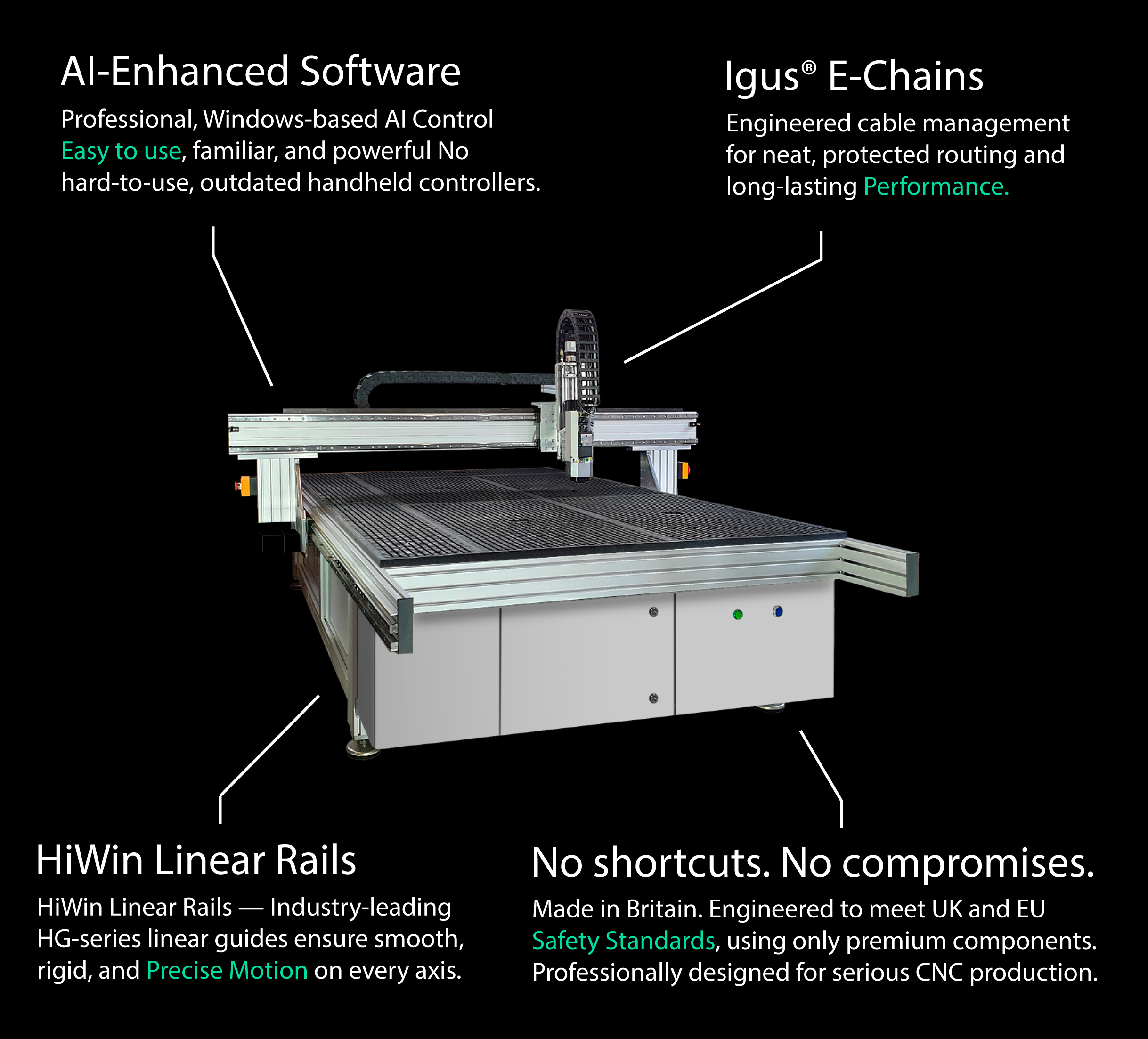 CNC Machine Informative Banner Mobile