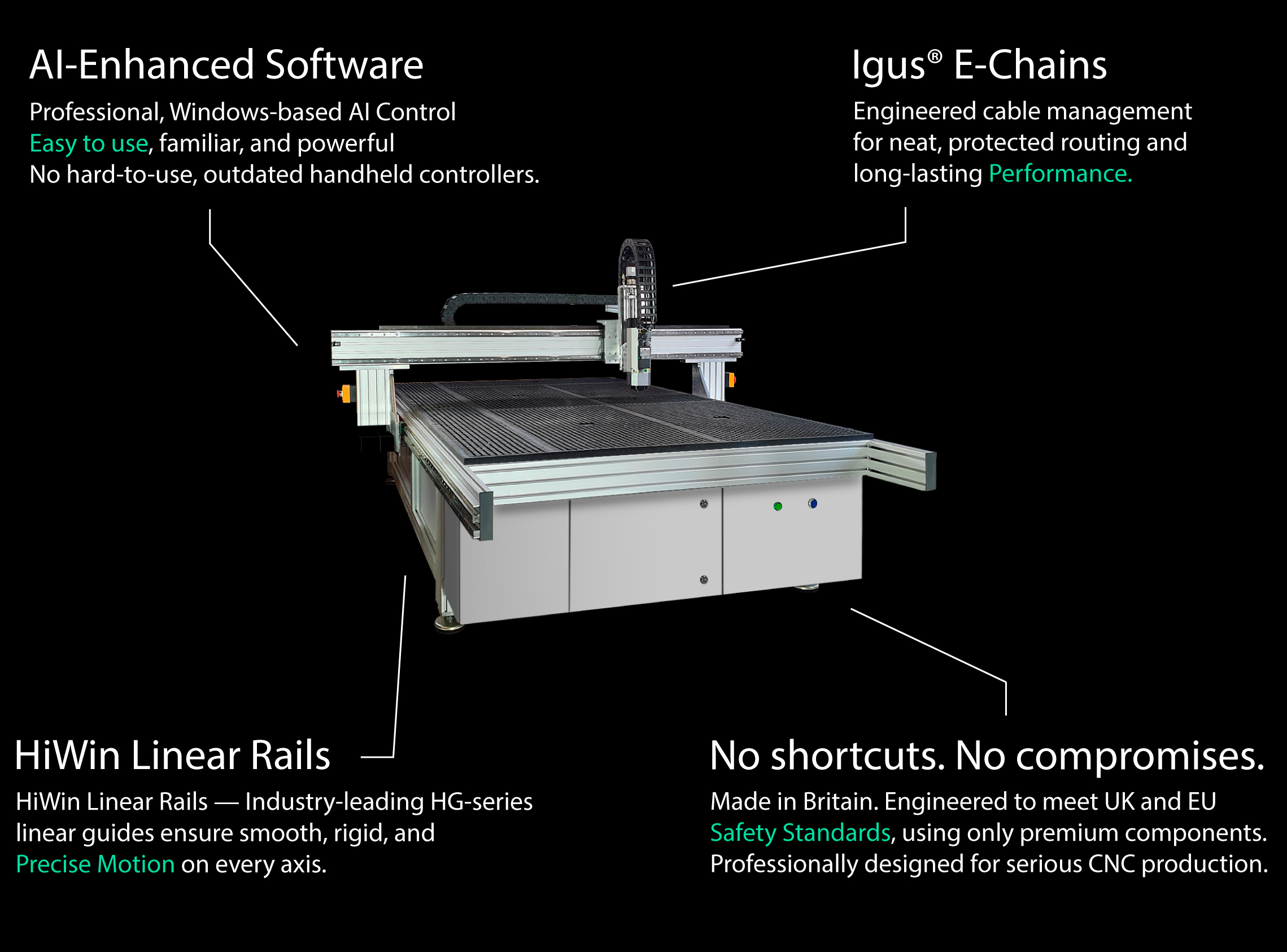 CNC Machine Informative Banner